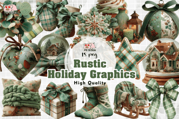 Download Rustic Holiday Graphics PNG - Rustic Collection
