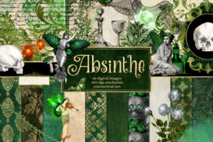 Download Absinthe Digital Scrapbook Kit - Book Collection