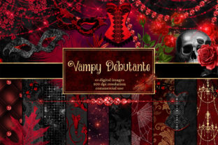 Download Vampy Debutante Digital Scrapbook Kit - Book Collection
